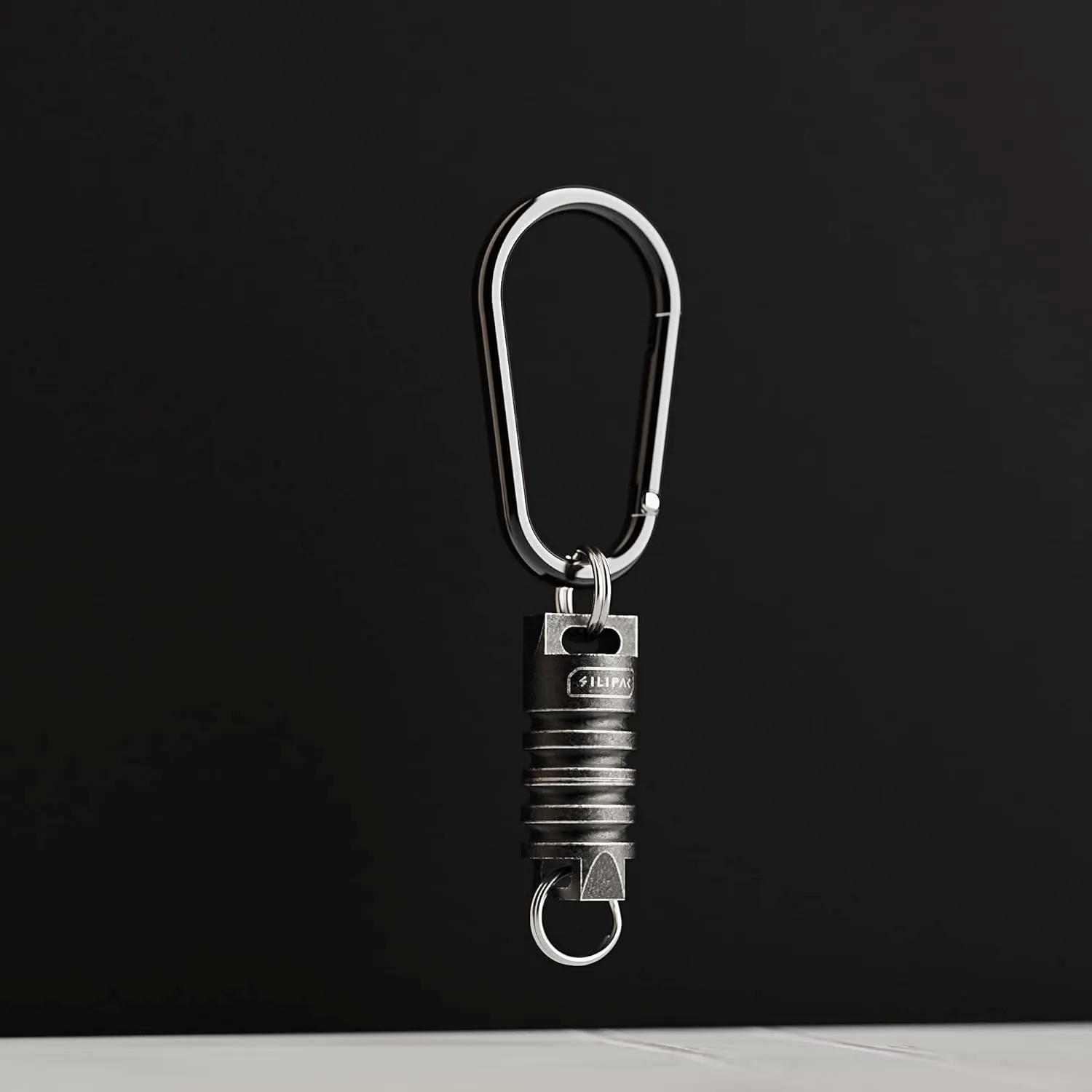 Keychain Magnetic Connector Titanium Steel Brass EDC Mag Beads Secure Key Quick Release Carabiner Detachable Keys Easy Access
