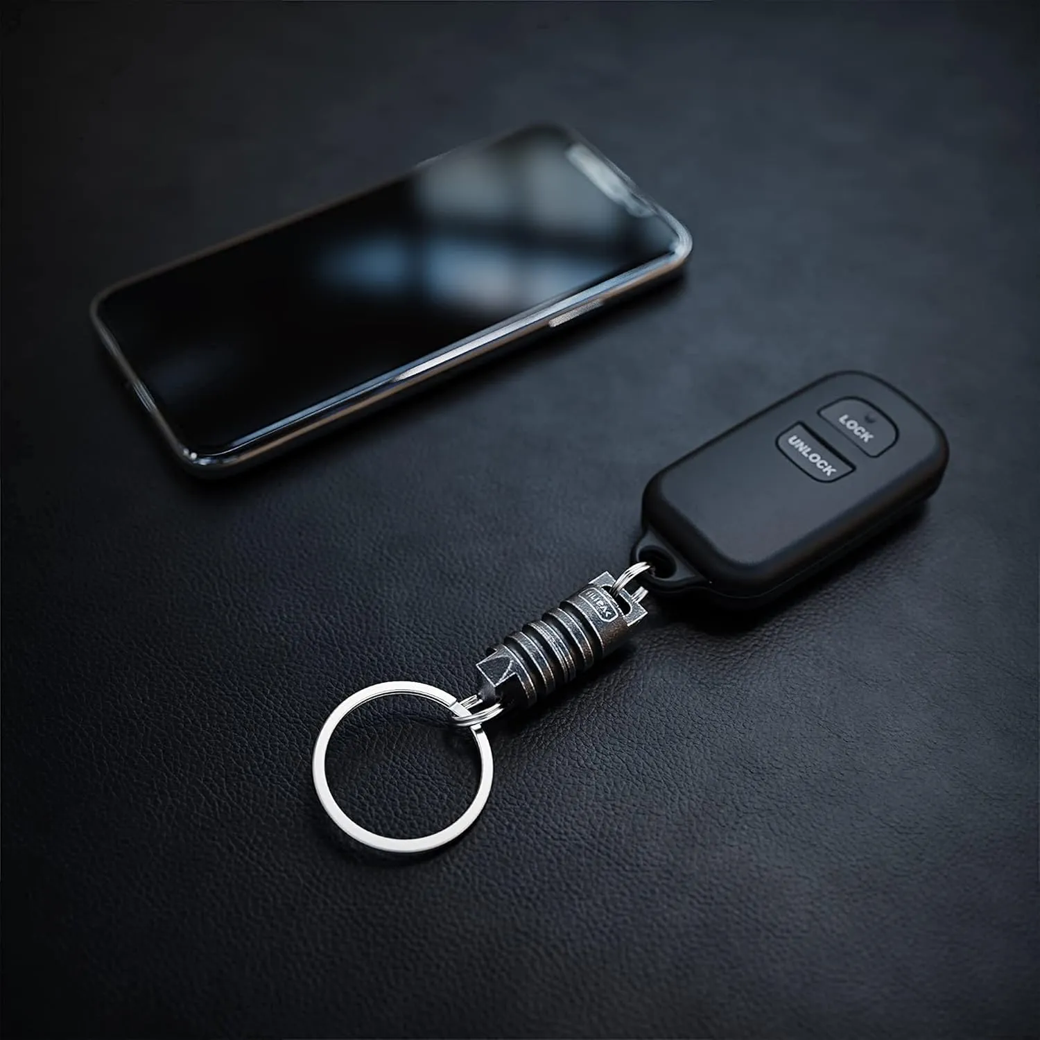 Keychain Magnetic Connector Titanium Steel Brass EDC Mag Beads Secure Key Quick Release Carabiner Detachable Keys Easy Access