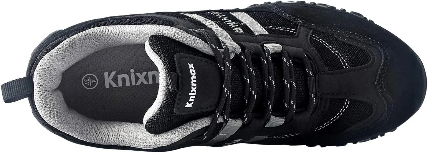 Knixmax Womens Hiking Shoes Lightweight Non-Slip Climbing Trekking Sneakers for Woman Camping Backpacking Shoe Summer Hiker Shoes