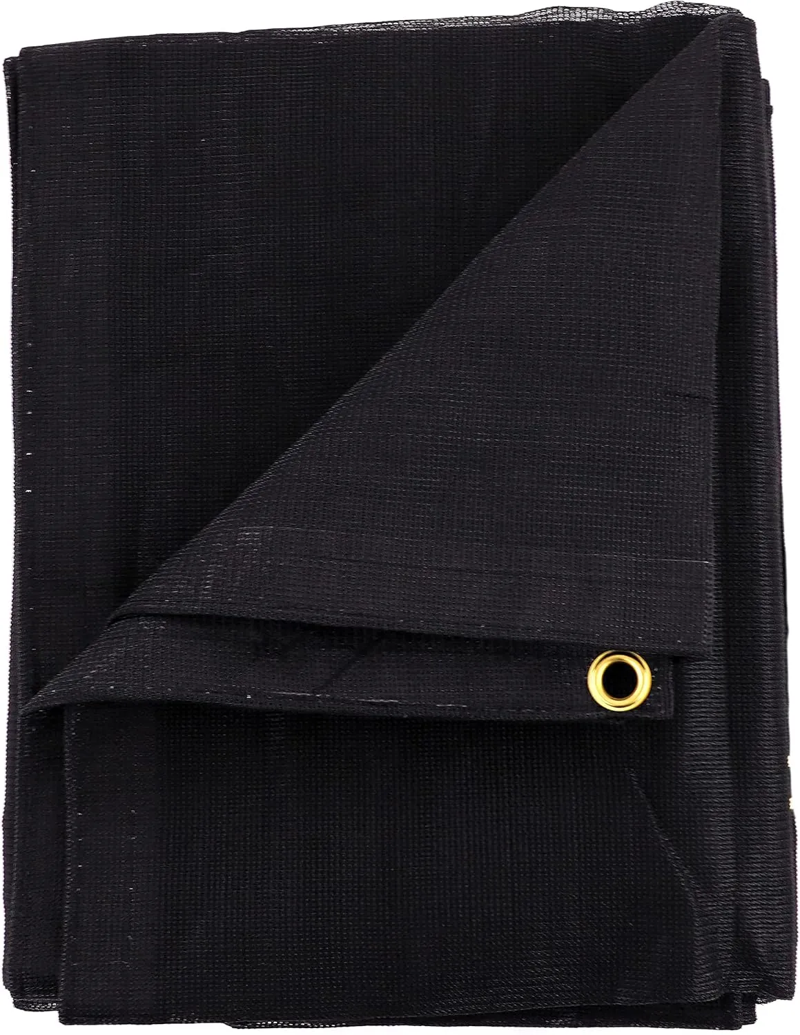 Kotap 8 x 18 Ft. Reinforced Shade/Truck Tarp for Debris Coverage, Partial Sun Coverage, Air Flow/Breathability Mesh, 6.5 oz/sq Yard, MESH-0818, Black (1-Pack)