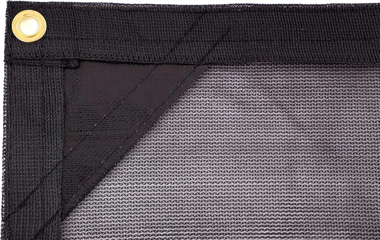 Kotap 8 x 18 Ft. Reinforced Shade/Truck Tarp for Debris Coverage, Partial Sun Coverage, Air Flow/Breathability Mesh, 6.5 oz/sq Yard, MESH-0818, Black (1-Pack)