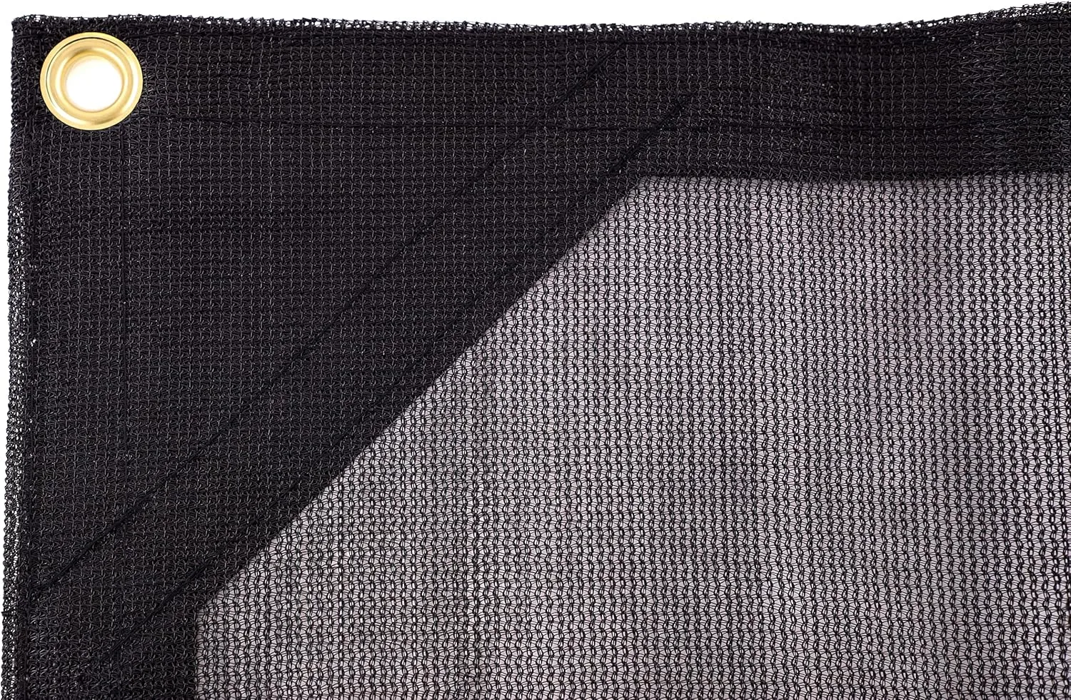 Kotap 8 x 18 Ft. Reinforced Shade/Truck Tarp for Debris Coverage, Partial Sun Coverage, Air Flow/Breathability Mesh, 6.5 oz/sq Yard, MESH-0818, Black (1-Pack)