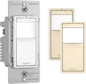 Legrand - Pass & Seymour Radiant® Single-Pole Vacancy Sensor, White