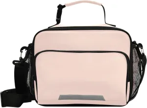Light Lumber Solid Color Cooler Bag Insulated Lunch Bag Large Leakproof Lunch Box for Travel Work Women＆Men