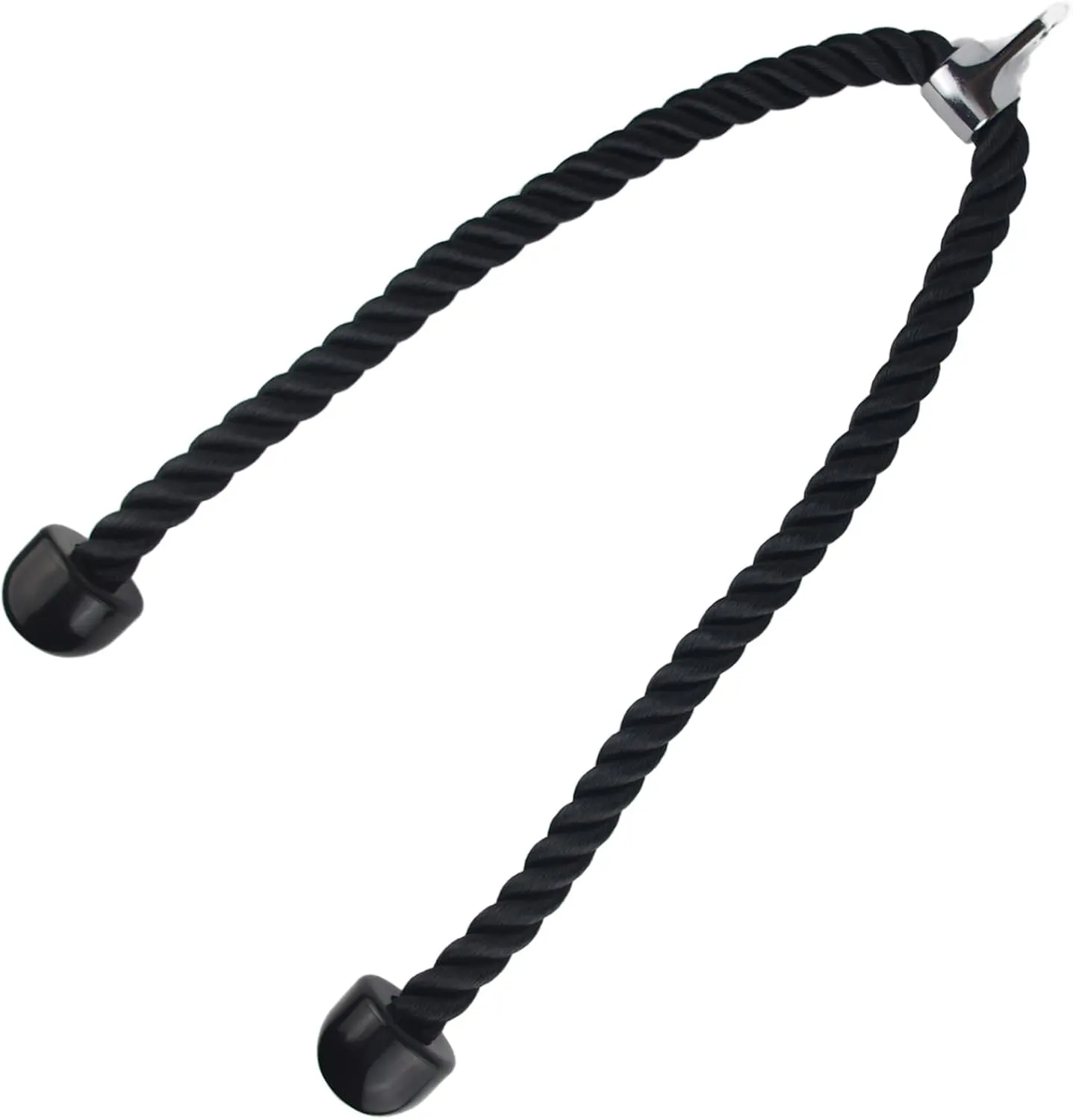 Long Tricep Rope for Home Gym Pulley System,46"/54" Rope Pull Down Attachment, Tricep Rope Cable Attachment, Tricep Pull Down Rope for Public Gym