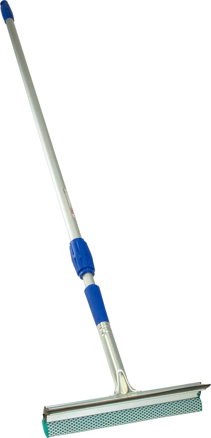 Mallory Blue/Silver 10" Aluminum Window Washer and Squeegee