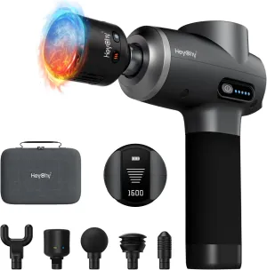 Massage Gun with Heat and Cold,FSA or HSA Eligible,Deep Tissue Massage Gun,Muscle Percussion Massager for Athletes,Handheld Massager for Pain Relief,2025 Health Gifts for Man or Women