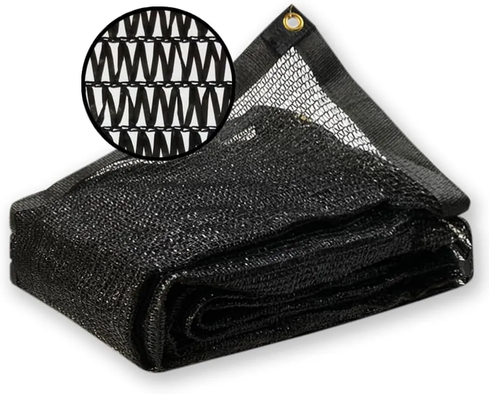 MEANCHEN 40% 8X10FT Shade Cloth for Garden, Mesh Tarp Net for Plant Vegetable Flower,Sunblock Net for Patio Cover,Outdoor Sun Shade Greenhouse Heat Protection, UV Resistant