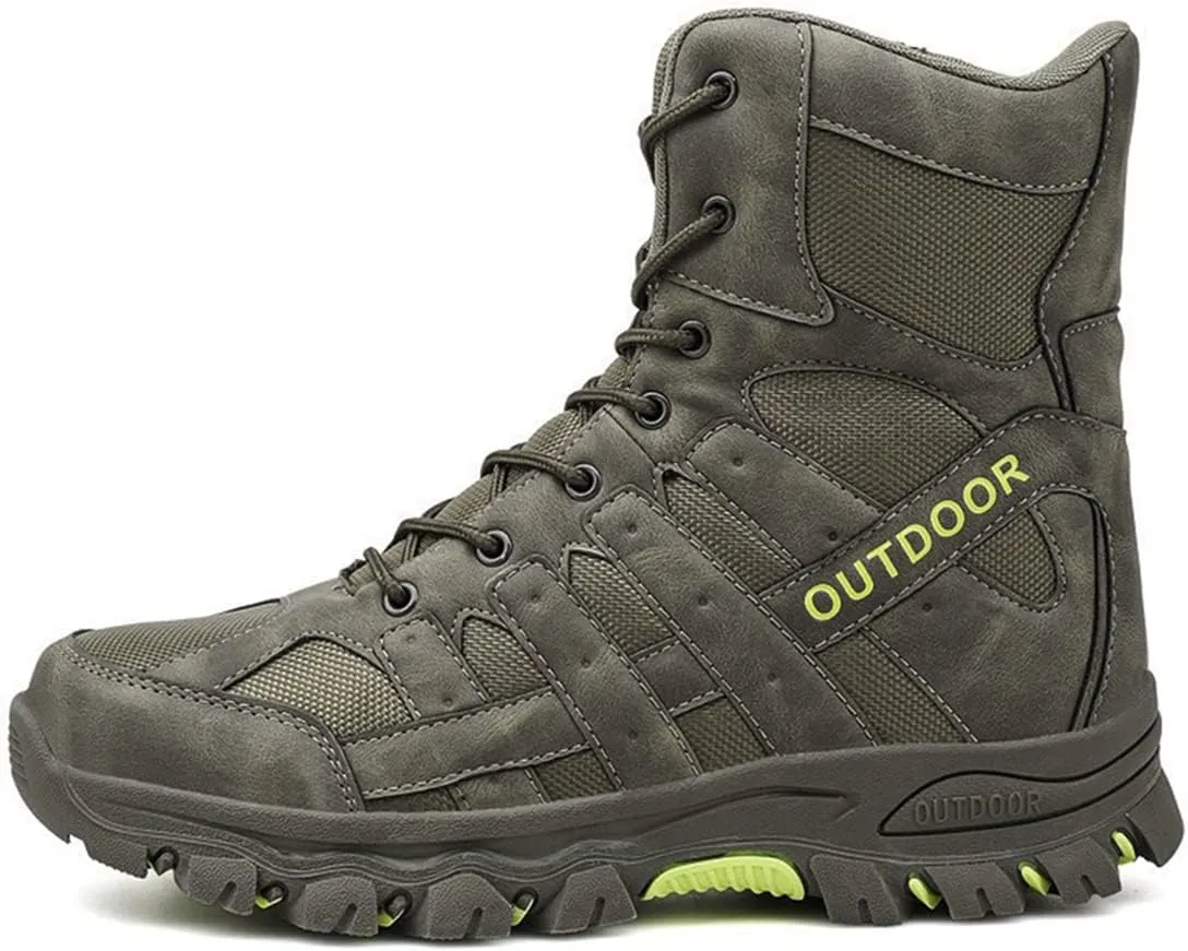 Men's Hiking Shoes Waterproof Anti Slip Hiking Boots Outdoor Lightweight Trekking Sneakers