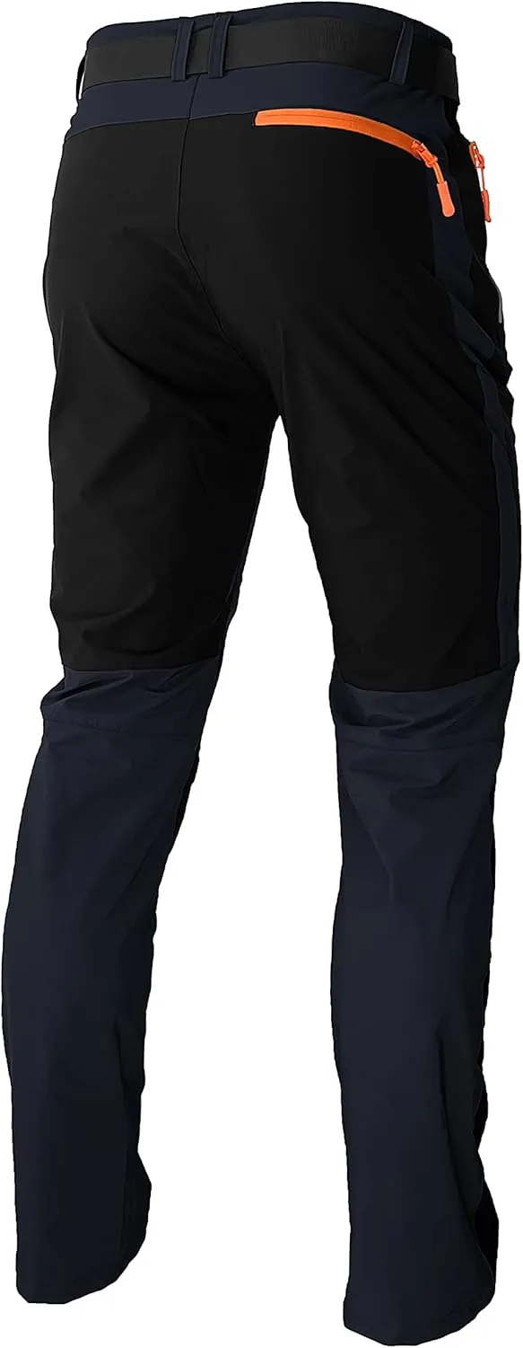 Mens Stretch Work Hiking Pants Quick Dry Lightweight Waterproof Outdoor Travel Climbing Fishing Pants