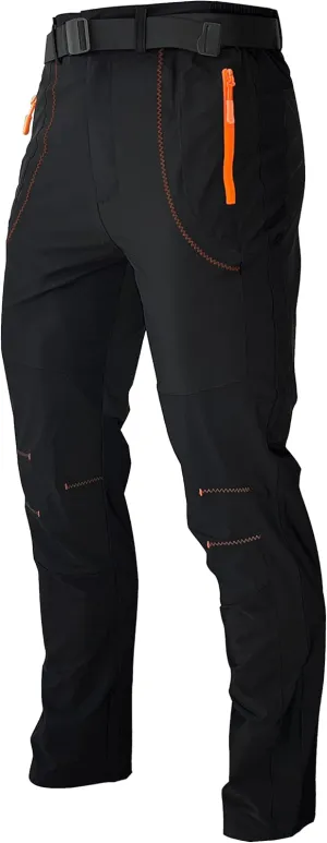 Mens Stretch Work Hiking Pants Quick Dry Lightweight Waterproof Outdoor Travel Climbing Fishing Pants