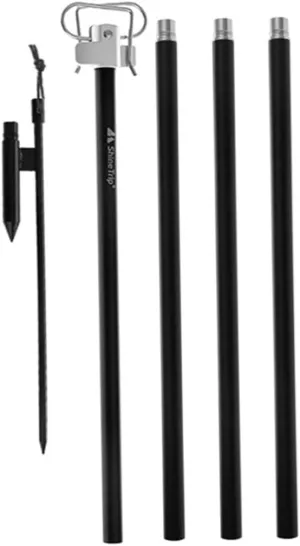 Milisten Camping Essential Aluminum Alloy Tent Rack Lantern Holder Outdoor Light Stand