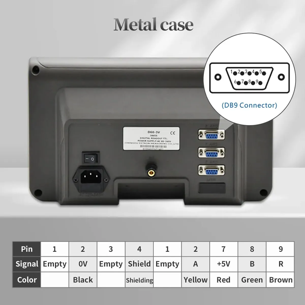 Mill DRO Kit 12 x 30 x 16 inch Linear Scale Linear Encolde 3 Axis Digital Readout 320mm 770mm 420mm Travel Length for 9X42 Table Bridgeport Machine Tools