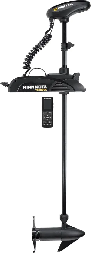 Minn Kota 1358350 Terrova Bow-Mount Electric Trolling Motor with Spot-Lock, Wireless Remote, 55 Lb. Thrust, 54 In. Shaft, Freshwater