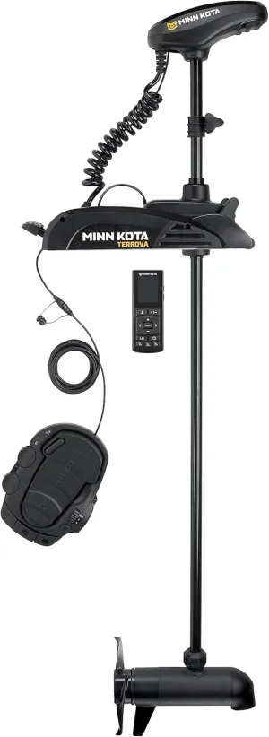 Minn Kota Terrova Bow-Mount Electric Trolling Motor with GPS, Spot-Lock, Dual Spectrum Chirp Sonar, 80 Lb. Thrust, 45 in. Shaft, Freshwater