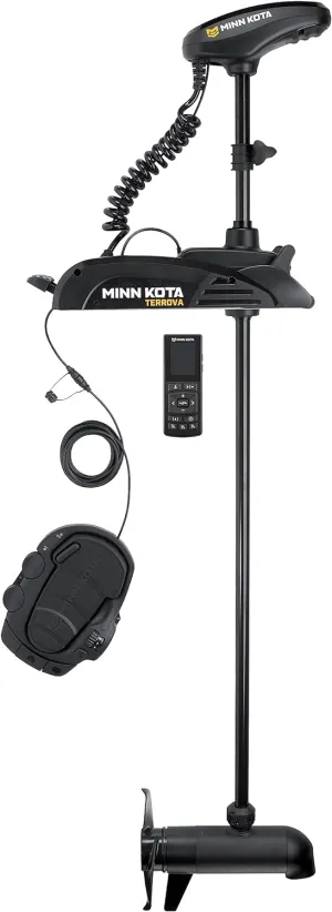 Minn Kota Terrova Bow-Mount Electric Trolling Motor with GPS, Spot-Lock, Dual Spectrum Chirp Sonar, 80 Lb. Thrust, 60 in. Shaft, Freshwater