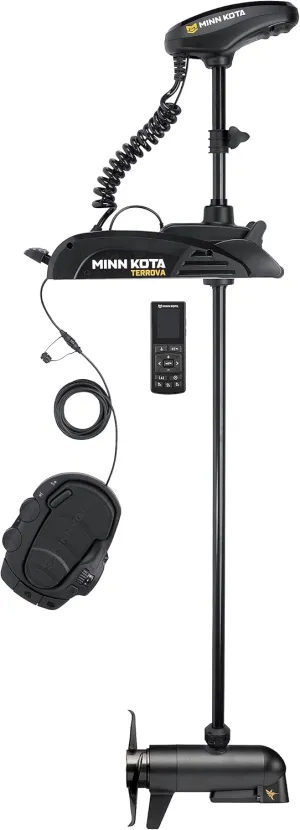 Minn Kota Terrova Bow-Mount Electric Trolling Motor with GPS, Spot-Lock, MEGA Down Imaging, 80 Lb. Thrust, 60 in. Shaft, Freshwater