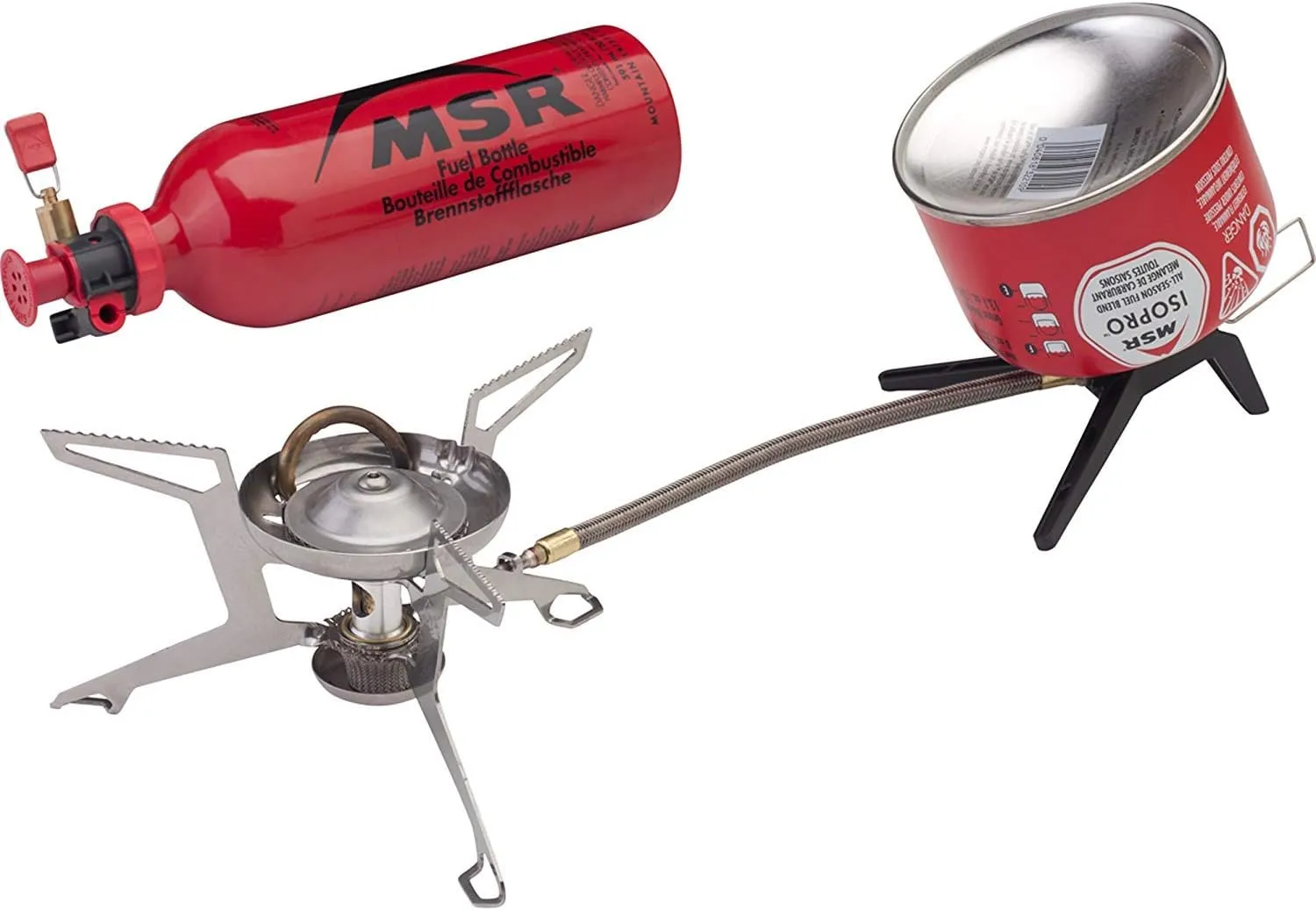MSR WhisperLite Universal Compact Hybrid Fuel Camping and Backpacking Stove