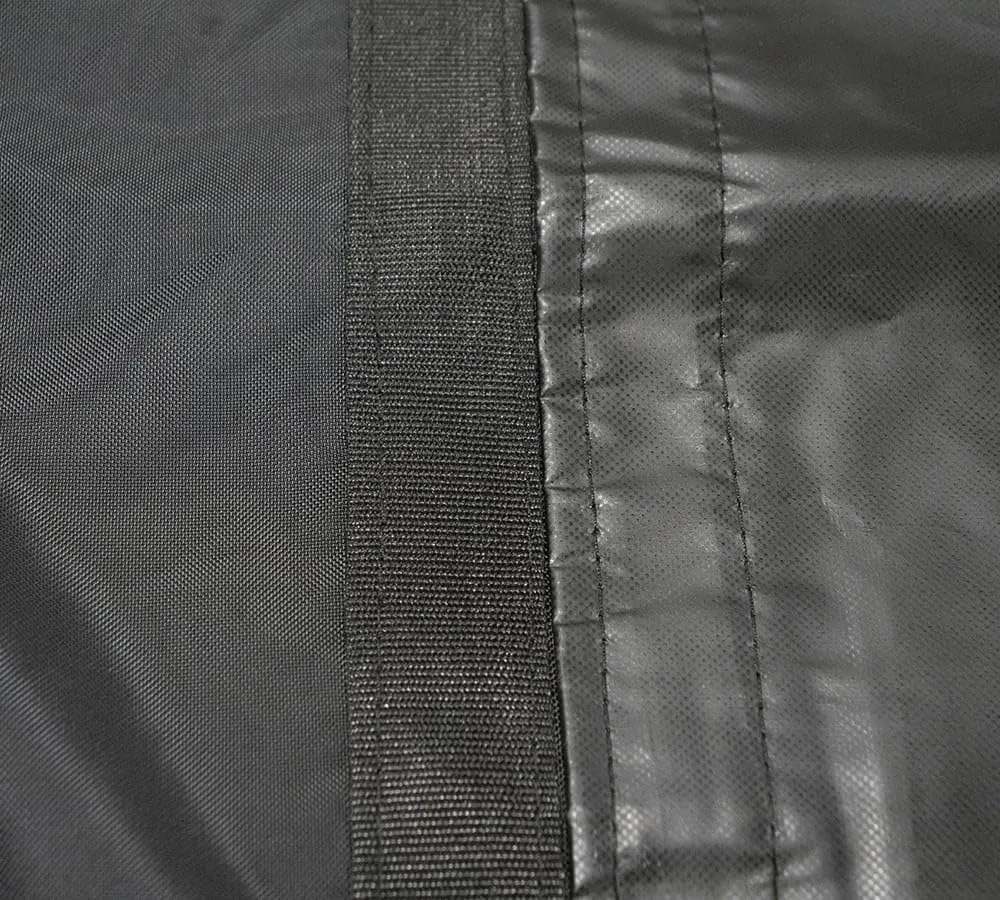 Mytee Products 2 Pack Airbag/Parachute Fabric Heavy Duty 14oz Lumber Tarp 24x20 (8' Drop with 8' x 8' Flap) - Black