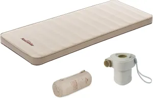 Naturehike Self Inflating Sleeping Pad Camping Air Mattress with Portable Mini Air Pump Inflatable Mattress for Home, Camping, Guests Single