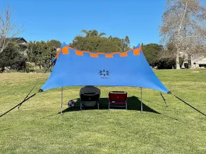 Neso Sidelines 1 Versatile Sports Sun Shelter, Patented Corners & Poles, 100% Recycled Stakes, 4.5lb