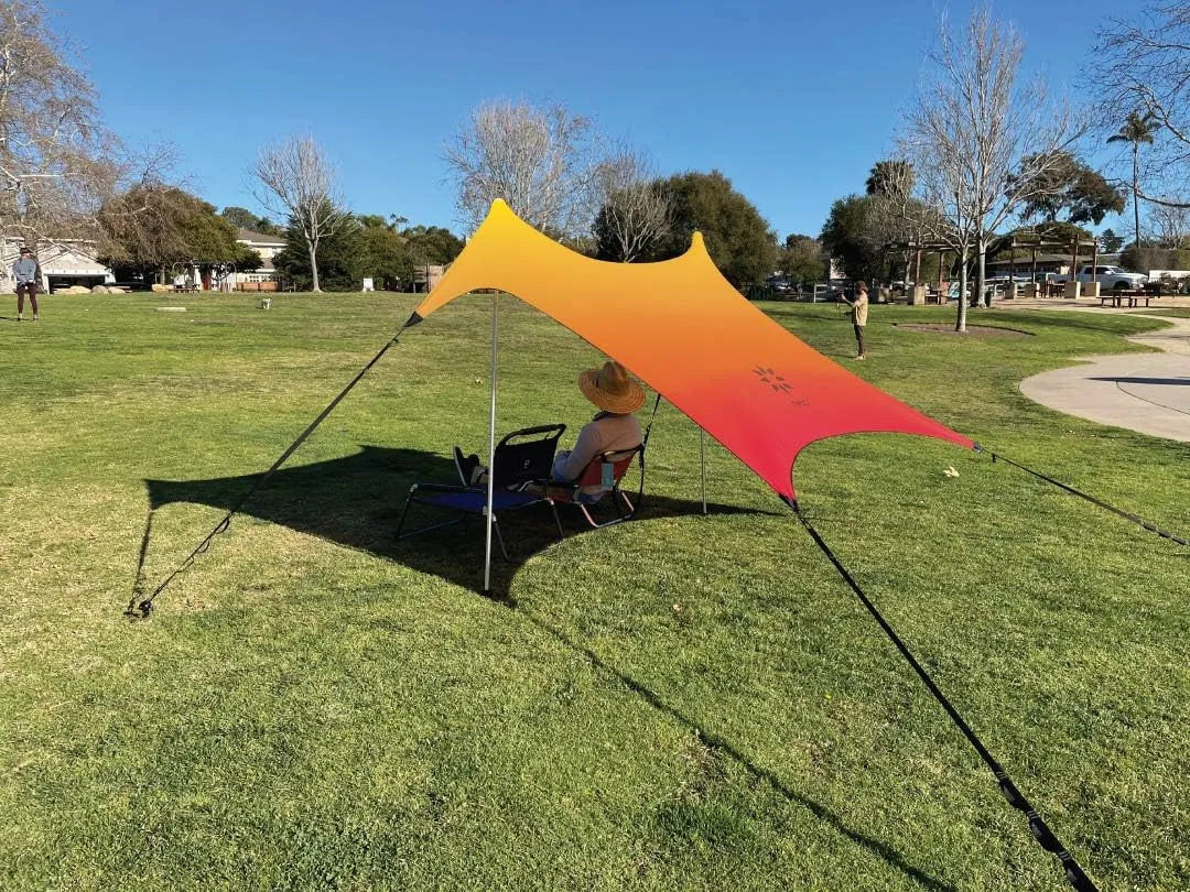 Neso Sidelines 1 Versatile Sports Sun Shelter, Patented Corners & Poles, 100% Recycled Stakes, 4.5lb