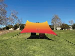 Neso Sidelines 1 Versatile Sports Sun Shelter, Patented Corners & Poles, 100% Recycled Stakes, 4.5lb