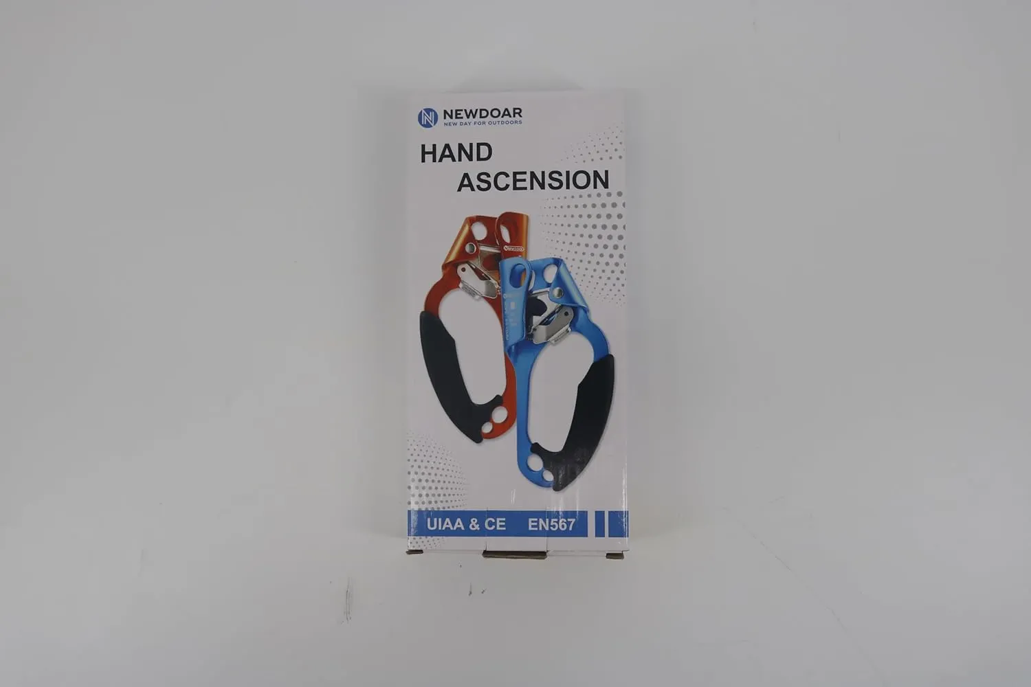 NewDoar UIAA & CE Certified Hand Ascender Rock Climbing Tree Arborist Rappelling Gear Equipment Rope Clamp for 8~13MM Rope