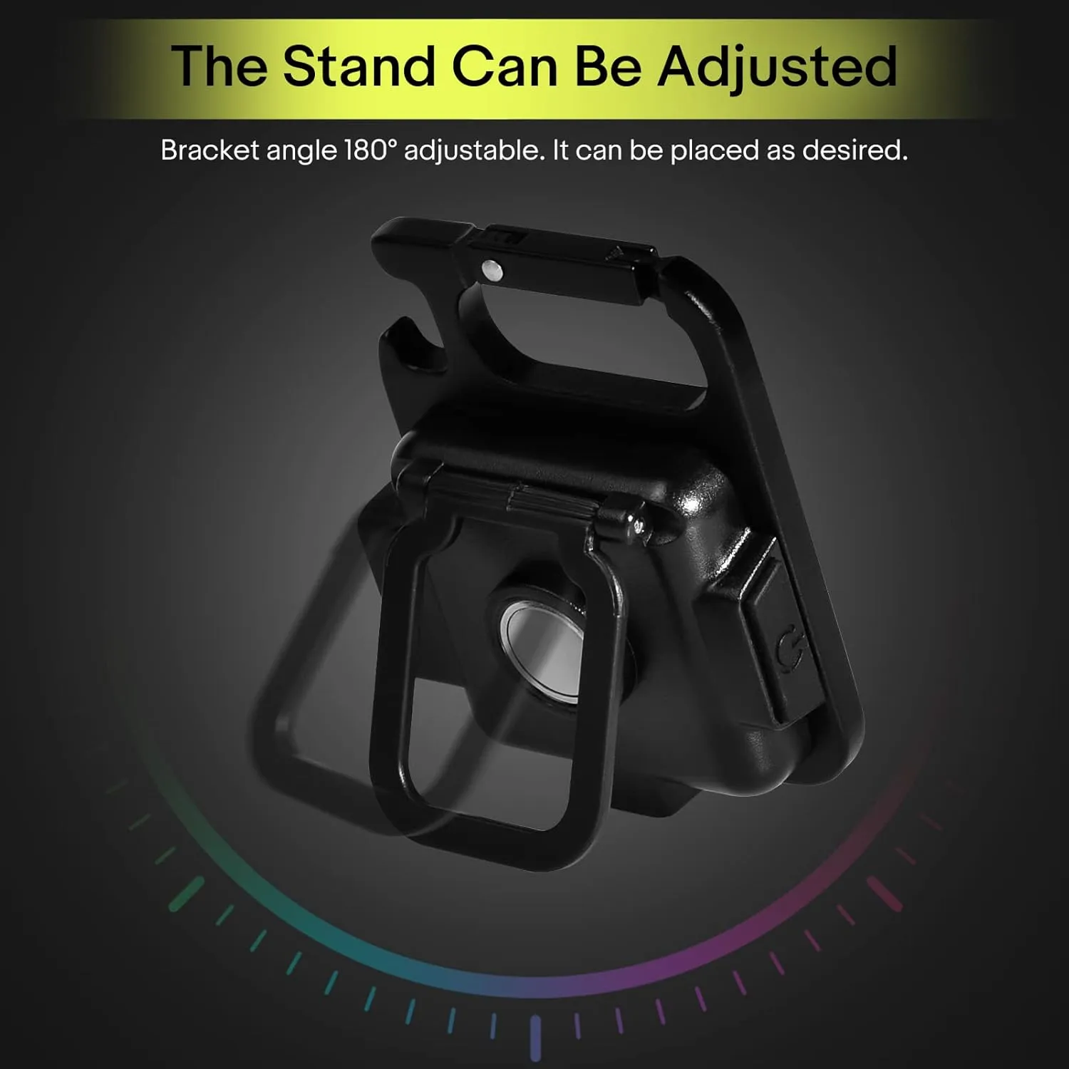 NineLeaf Portable Flashlight Keychain,COB Keychain Work Light,1000 Lumen Emergency Light Flashlights 4 Light Modes,with Folding Bracket Bottle Opener and Magnet Base,Walkig Dog,Camping and Hiking