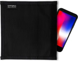 OffGrid by EDEC - Non-Window Cell Phone Faraday Bag - Signal Blocking, Anti-Tracking, and Anti-Spying for Cell Phones, Key Fobs, Credit Cards, Passports, and More