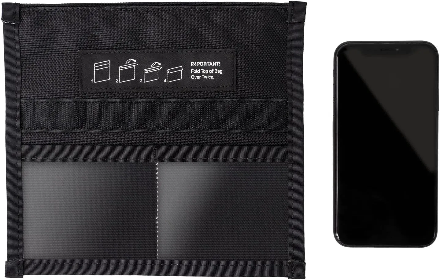 OffGrid by EDEC - Non-Window Cell Phone Faraday Bag - Signal Blocking, Anti-Tracking, and Anti-Spying for Cell Phones, Key Fobs, Credit Cards, Passports, and More
