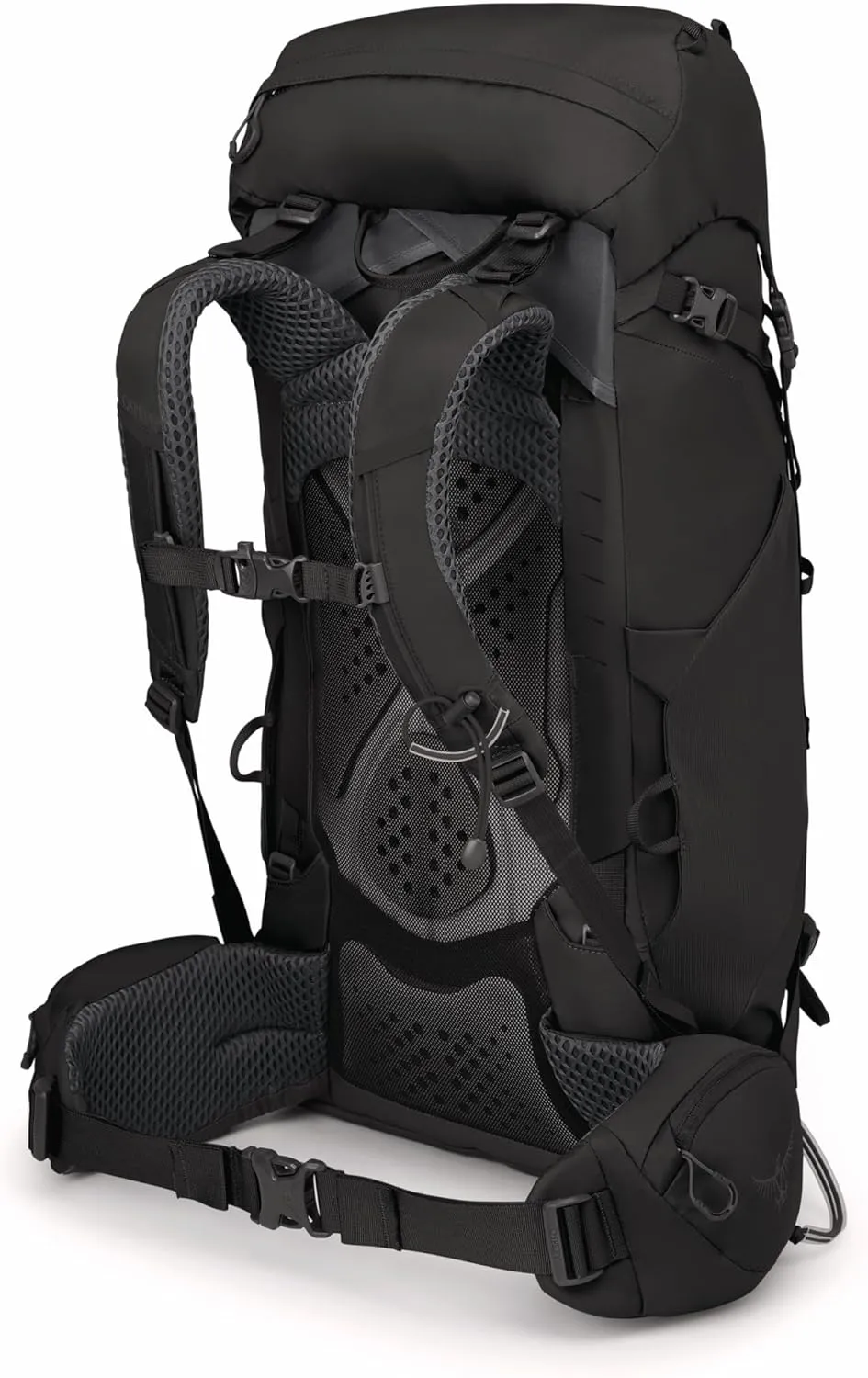 Osprey Kestrel 38L Men's Backpacking Backpack, Black, S/M