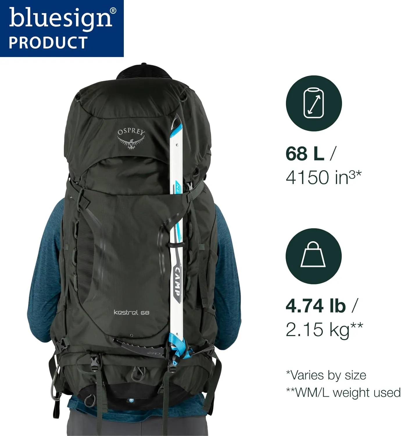 Osprey Kyte 68L Women's Backpacking Backpack with Hipbelt