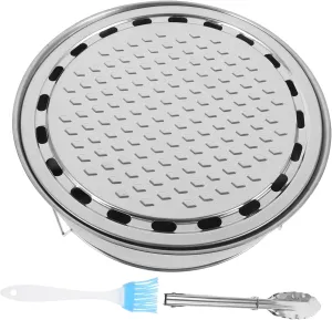 Outdoor Barbecue Rack Camping Grill Stove Stainless Steel Grill for Easy Cleaning