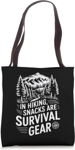Outdoor Trekking Hike Lover, Trekking Hiking Mountain Hiker Tote Bag