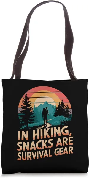 Outdoor Trekking Hike Lover, Trekking Mountain Hiking Hiker Tote Bag