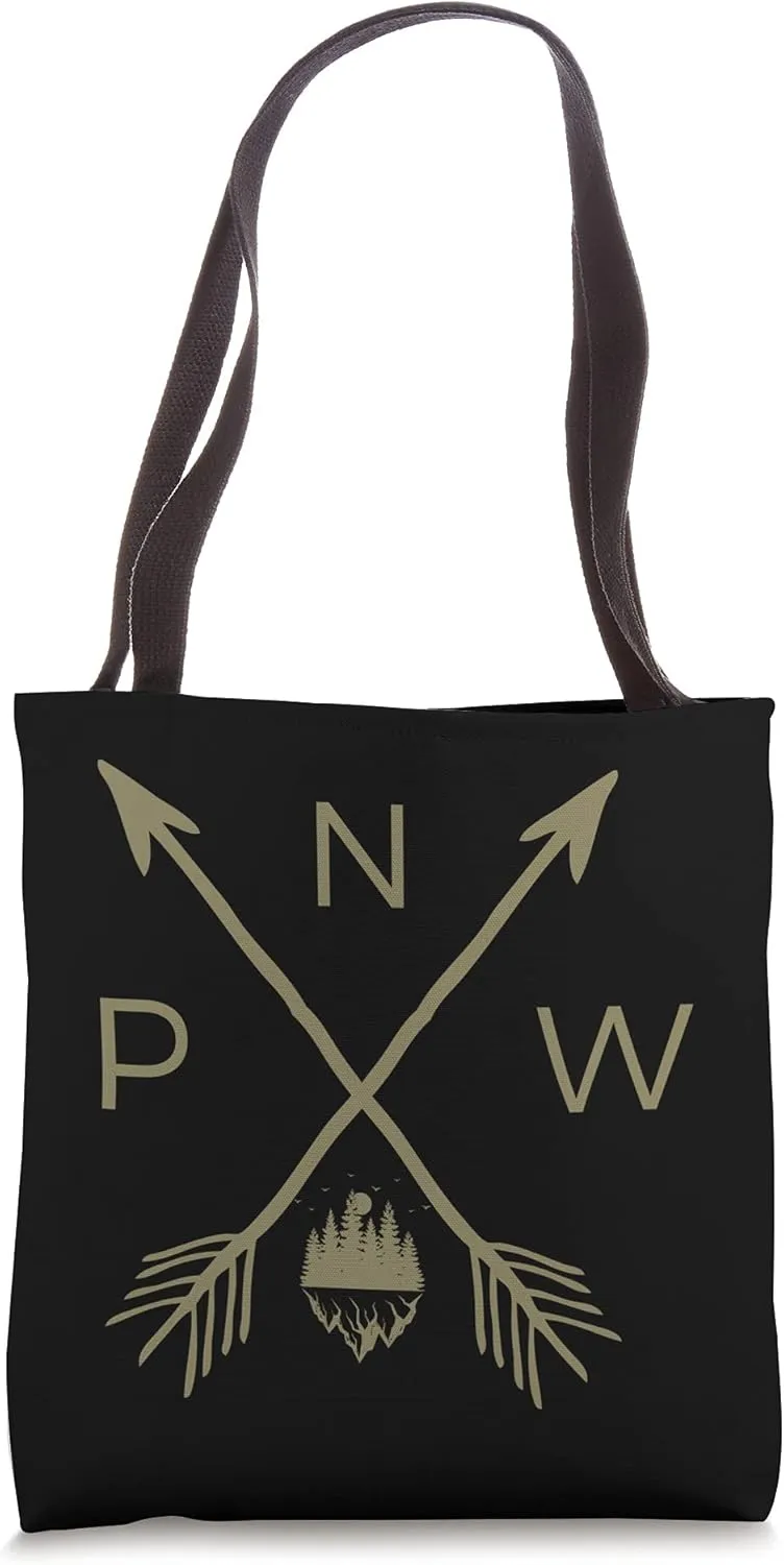 Pacific Northwest Mountain | Cool PNW Pacific Northwest Tote Bag