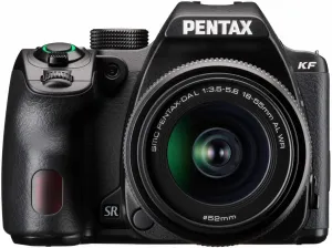 PENTAX KF APS-C Digital SLR Camera 18-55 WR kit with Dustproof, Weather-Resistant and Vari-Angle LCD Monitor, Black