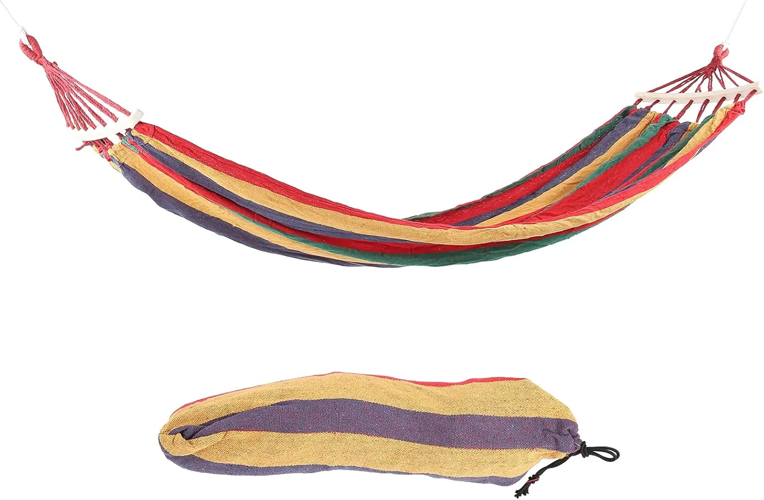 Pilipane Hammock, Lightweight Camping Hammock, Camping Hammock with Suspension, Camping Travel Hammock for Outdoor Camping, Garden and Beach(red)