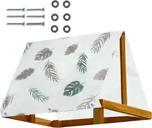 Playground Canopy, Sturdy Swing Set Tarp Replacement, UV-Protection Fade-Resistant Lightweight Pergola Accessories for Backyard, Jungle Gym, and Treehouse