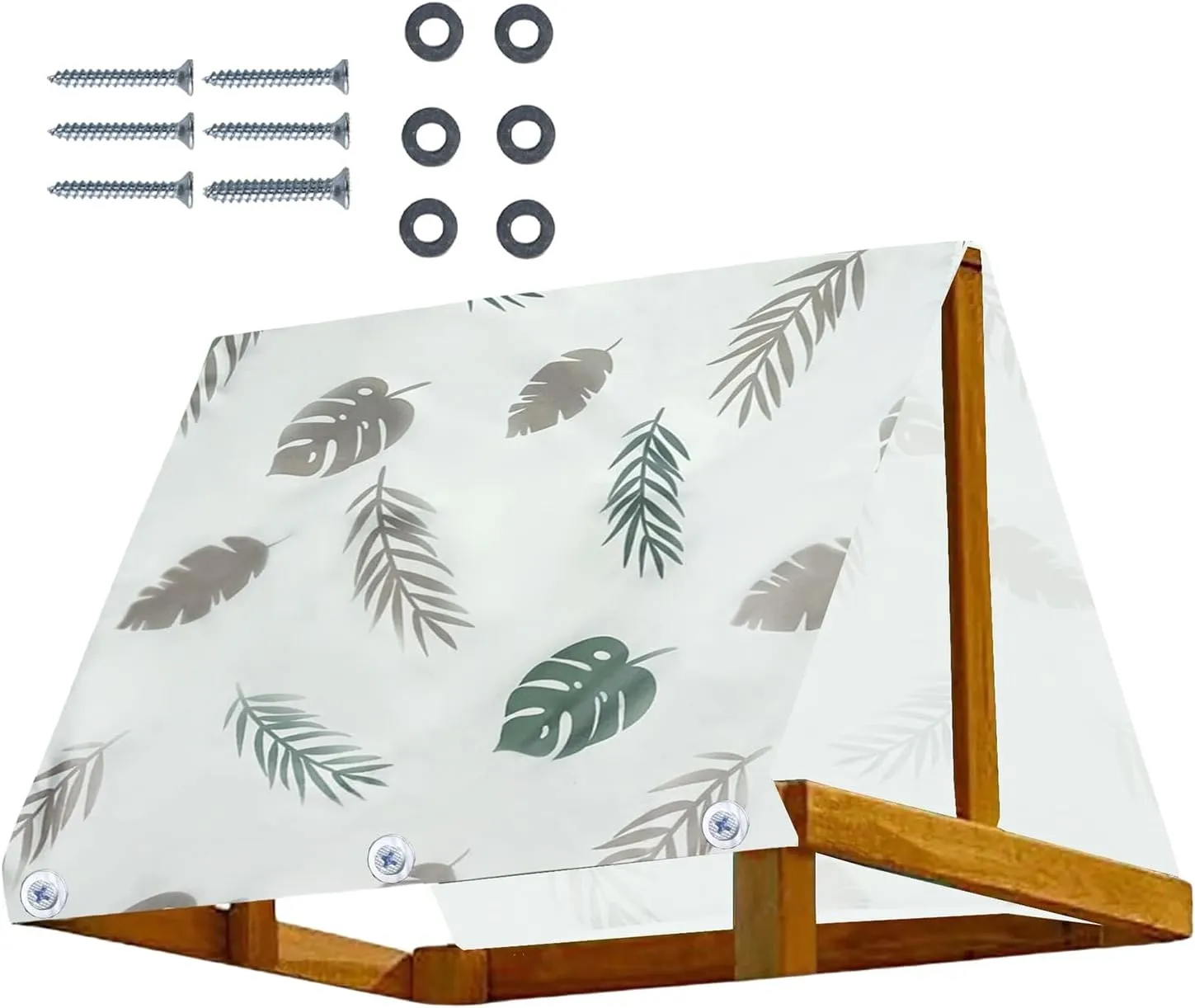 Playground Canopy, Sturdy Swing Set Tarp Replacement, UV-Protection Fade-Resistant Lightweight Pergola Accessories for Backyard, Jungle Gym, and Treehouse