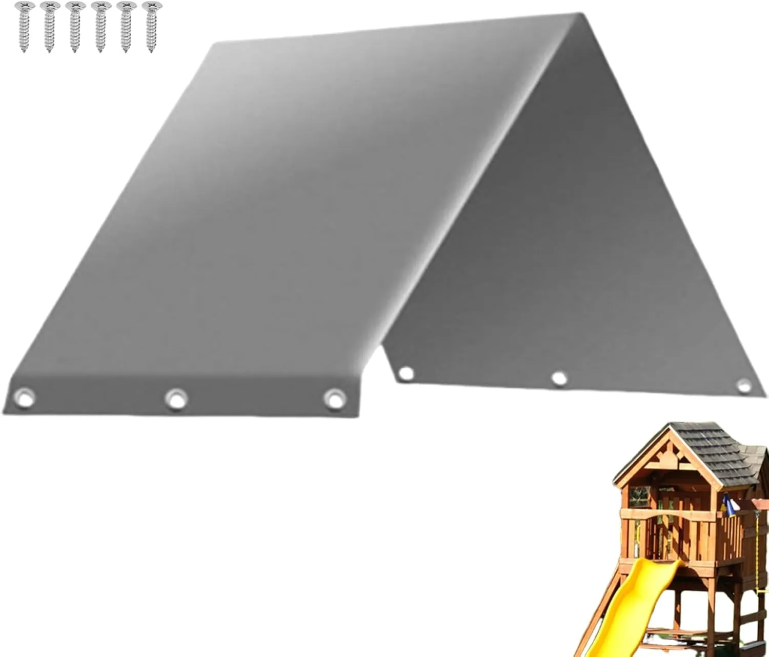 Playground Tarp Canopy Replacement – Heavy Duty Play Structure Top, Weatherproof Fabric Shade | 52x90in Protective Covering Designed for Outdoor Play Zones, Residential Yard Installations