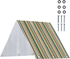Playset Canopy - Playground Shade Tarp, Waterproof Sun Shelter | Heavy Duty Playhouse Replacement Shade, Backyard Swing Set Roof, Waterproof UV Resistant Shade Sail for Kids Equipment