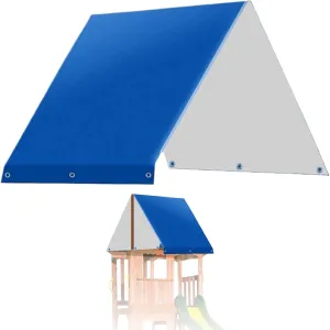 Playset Canopy Replacement, Swing Canopy Replacement 52x90 Inch, Oxford Cloth Playground Canopy, Style 1 Playground Tarp Cover, Kids Playground Roof Canopy, Backyard Playset Canopy Cover
