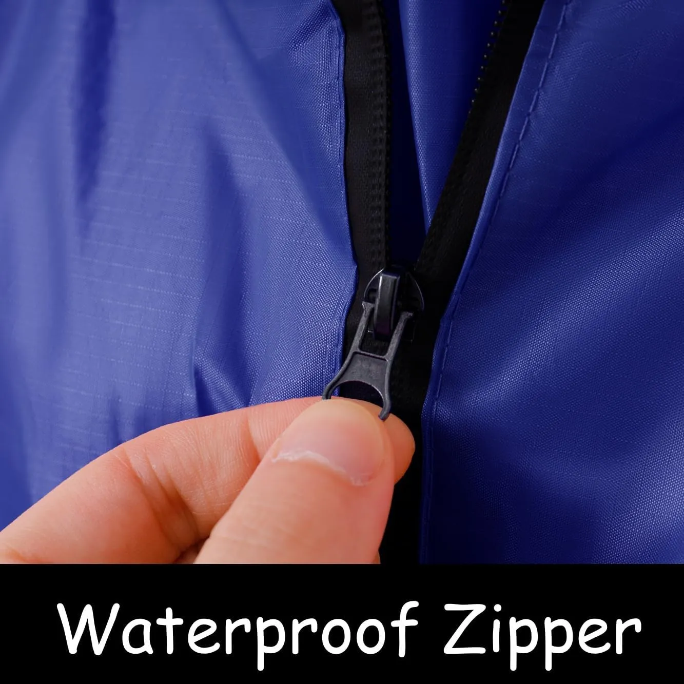 Plus Size Adult Rain Poncho with Hood and Zipper, Poncho Para Lluvia, Tactical Ponchos Adult For Camping, Hiking
