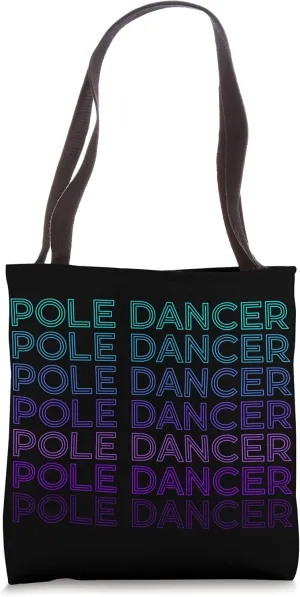Pole Dancer Pole Dancing Retro Tote Bag