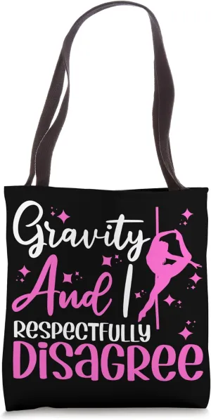 Pole Dancing - Funny Pole Fitness Pole Dance Tote Bag