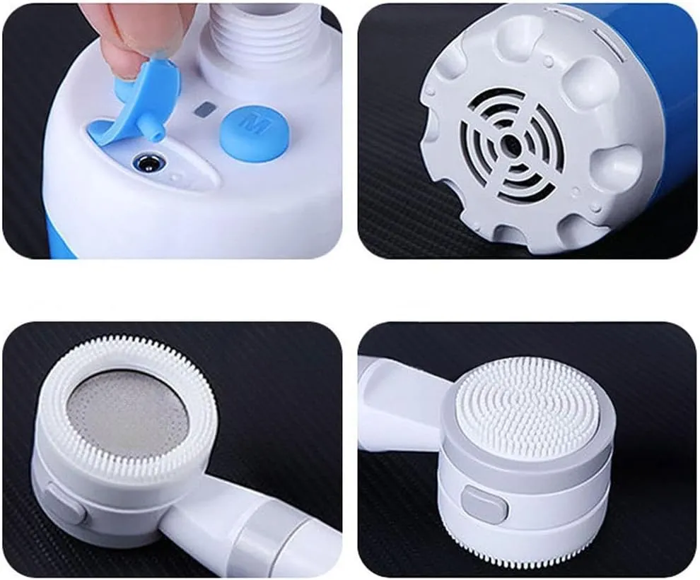 Portable Camping Shower Outdoor Camp Shower Pump,Upgrade Rechargeable Electric Shower Pump,Waterproof Handheld Electric Shower Head Outdoor Shower for Camping,Hiking,Travel,RV,Pet Bath, Car Washing