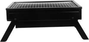 Portable Folding Charcoal Grill for Outdoor Cooking Compact Design for Camping and Travel Lightweight Stainless Steel Bbq Grill with Pullout Charcoal Box for Backyard