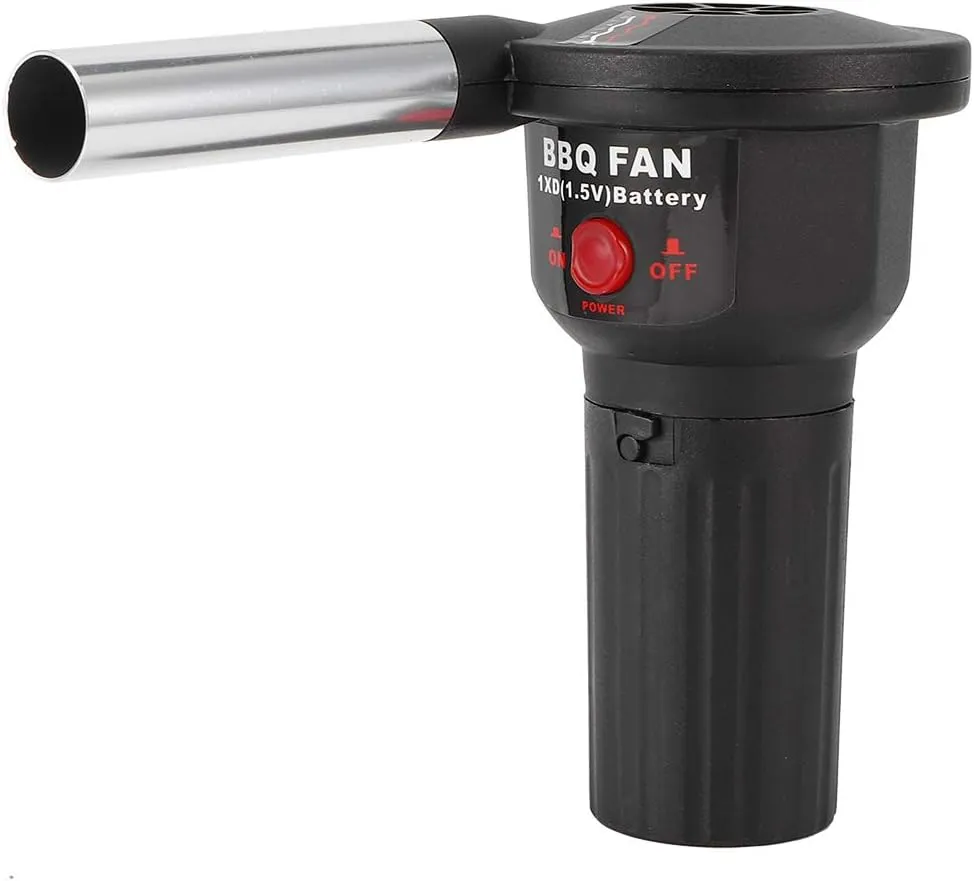 Portable Handheld BBQ Fan Electric Air Blower Outdoor Picnic Camping Grill Barbecue Stove Tool